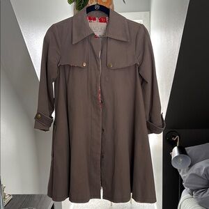 RACHEL Rachel Roy Brown Trench Coat